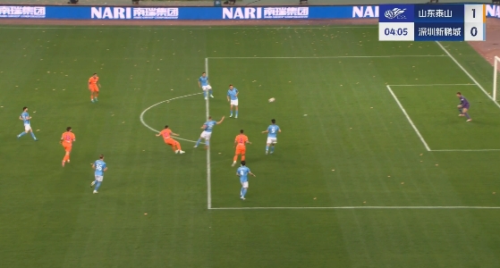 金年会金字招牌信誉至上半场-李源一任意球破门三外援传射建功 泰山暂4-0新鹏城