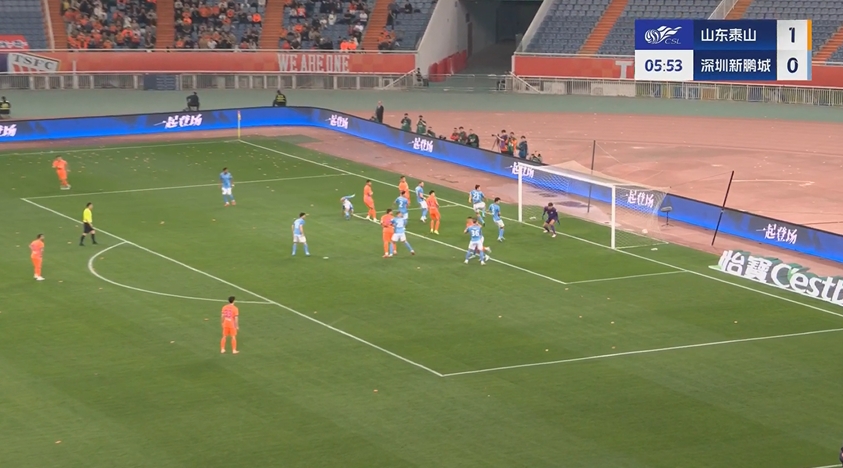 金年会金字招牌信誉至上半场-李源一任意球破门三外援传射建功 泰山暂4-0新鹏城