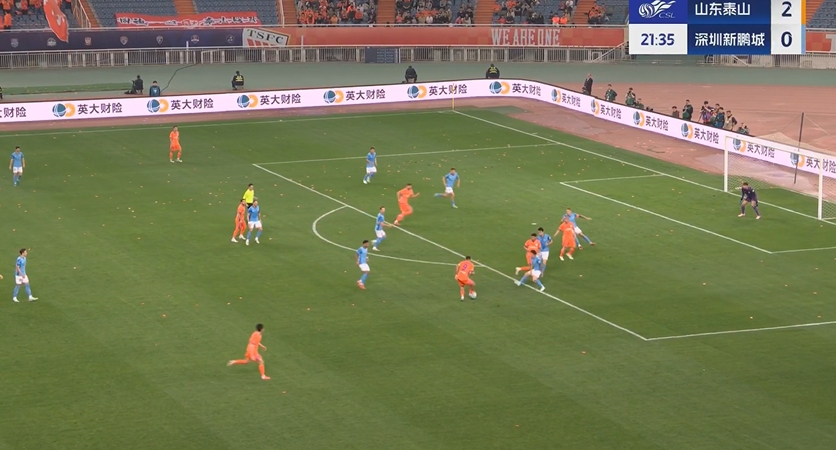 金年会金字招牌信誉至上半场-李源一任意球破门三外援传射建功 泰山暂4-0新鹏城