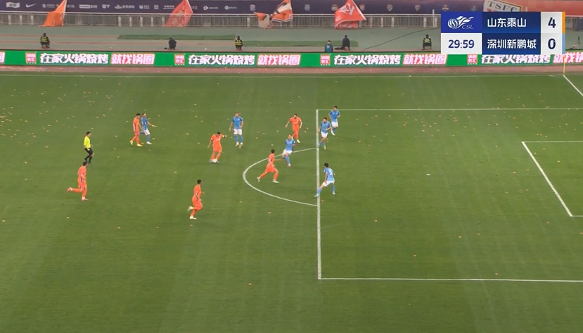金年会金字招牌信誉至上半场-李源一任意球破门三外援传射建功 泰山暂4-0新鹏城